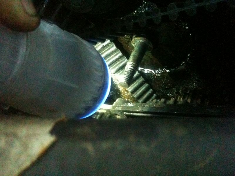 Timing belt tensioner nut stripped Pelican Parts Forums