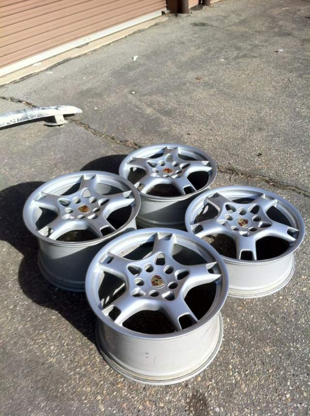 FS Porsche Lobster Claw Wheels 19x8.5 19x11 Staggered Great Shape