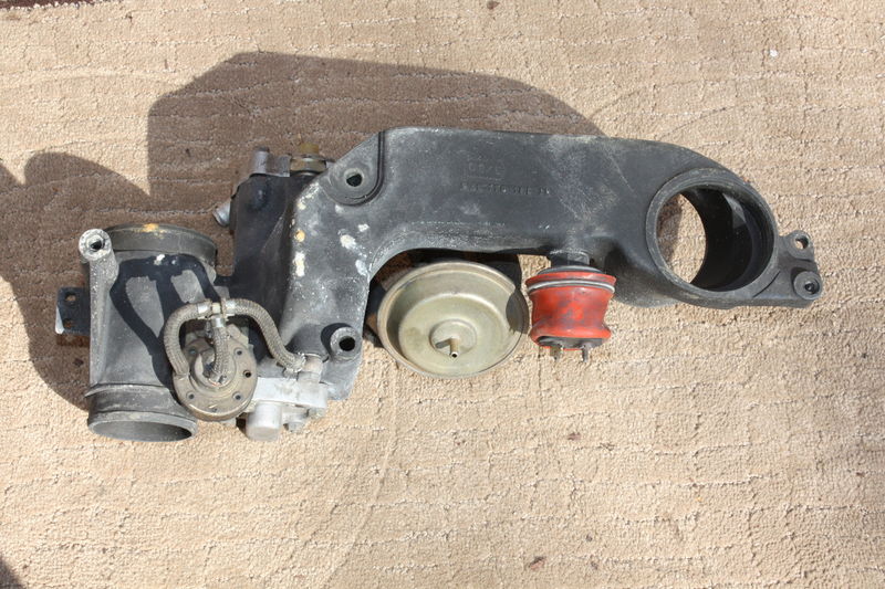 Porsche 911 930 Turbo Bypass Valve and Inlet Assembly Tube 930.110.