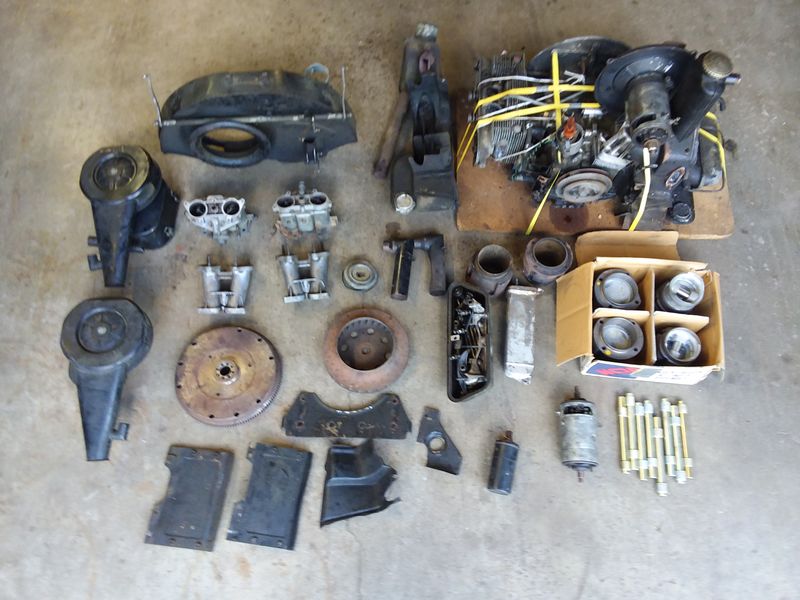 Complete 1968 Porsche 912 Engine OG Solex Carbs New Big Bore Kit