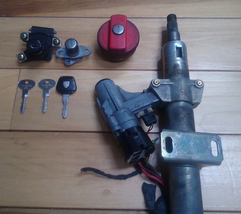 FS Porsche 944 Keys/Ignition Tumbler + Glove Box + Hatch +Gas Cap