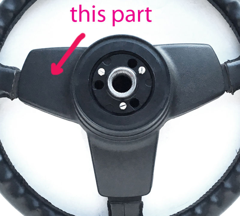 WTB 3 spoke steering wheel rear hub cover/clam shell Pelican Parts Forums