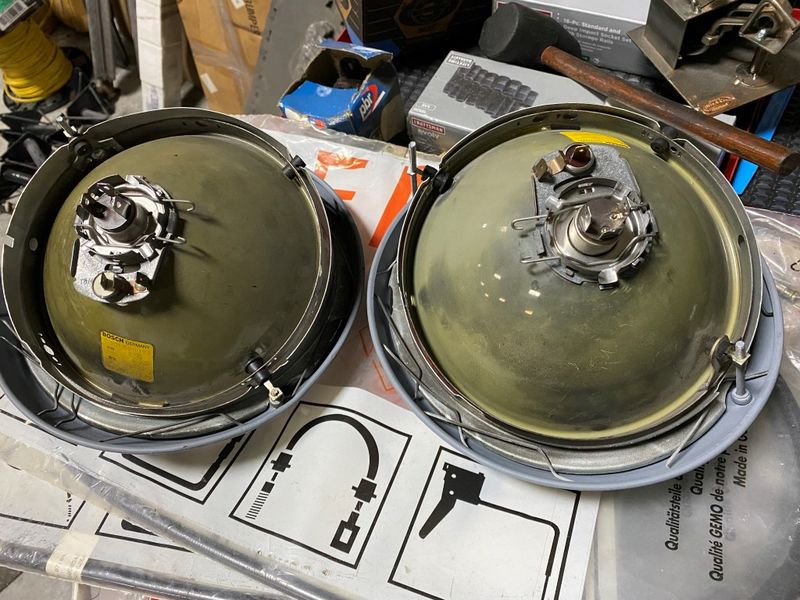 Bosch H4 Headlights with paintable trim rings Pelican Parts Forums